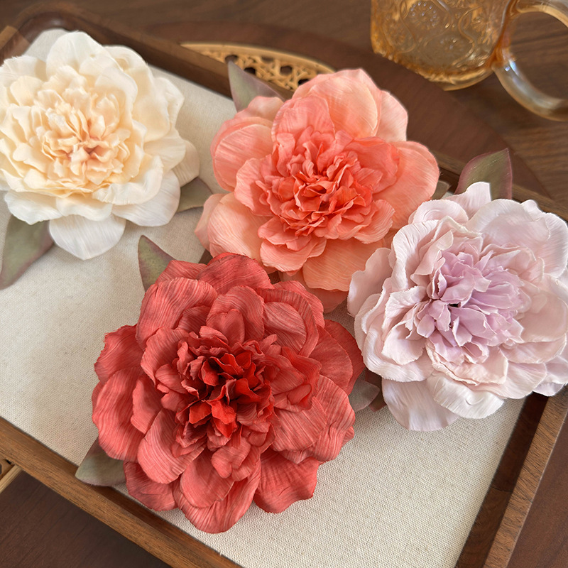 Women's Elegant Glam Flower Cloth Flowers Hair Clip display picture 11