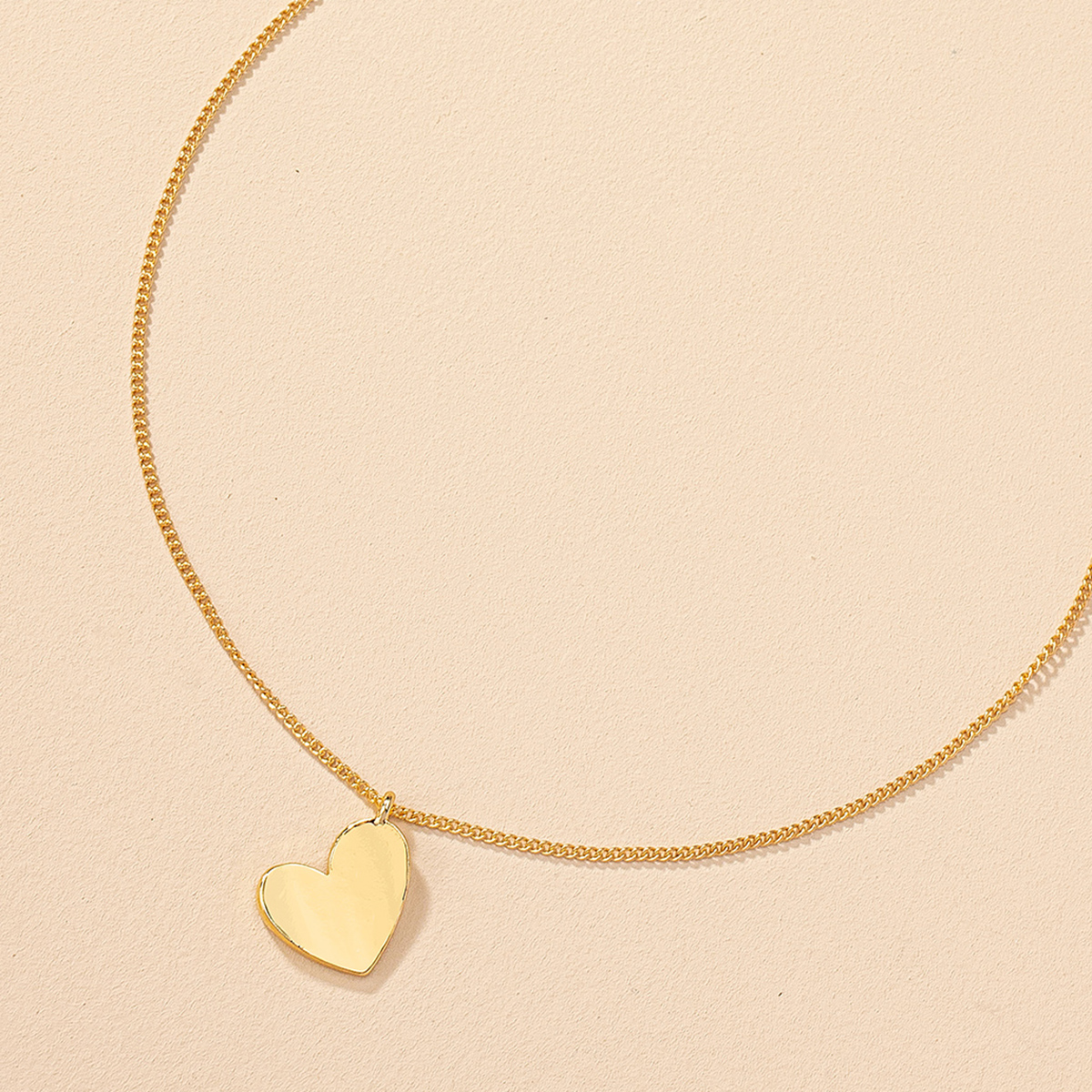 Cute Sweet Heart Shape Ferroalloy Zinc Alloy Women's Pendant Necklace display picture 2
