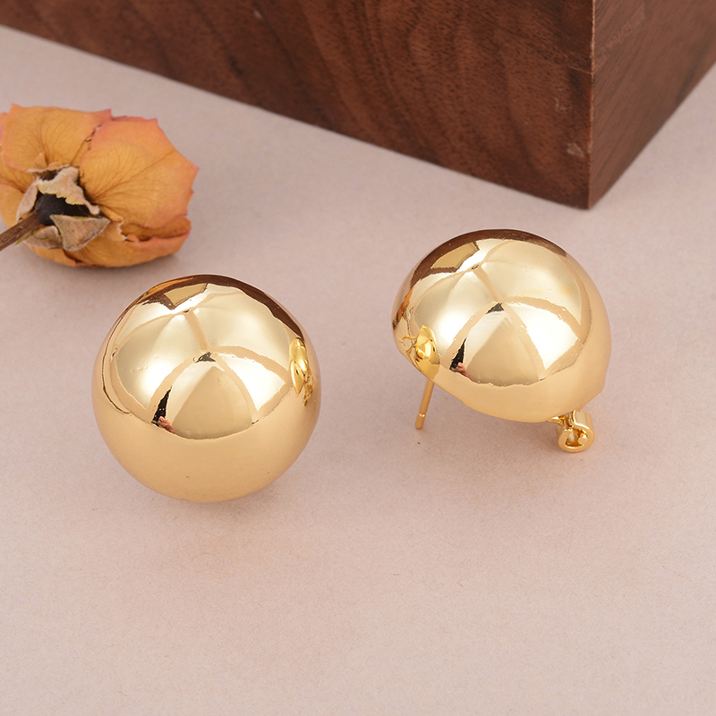 1 Pair Simple Style Classic Style Irregular Water Droplets Inlay Alloy Copper Pearl Ear Studs display picture 75