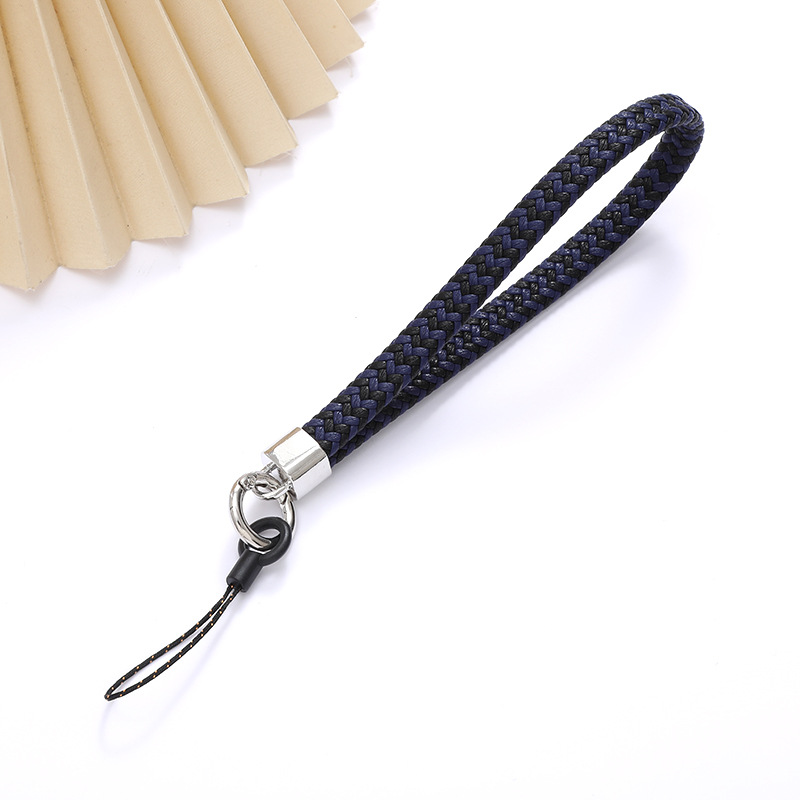 Simple Style Color Block Pu Leather Chain Mobile Phone Chain display picture 5