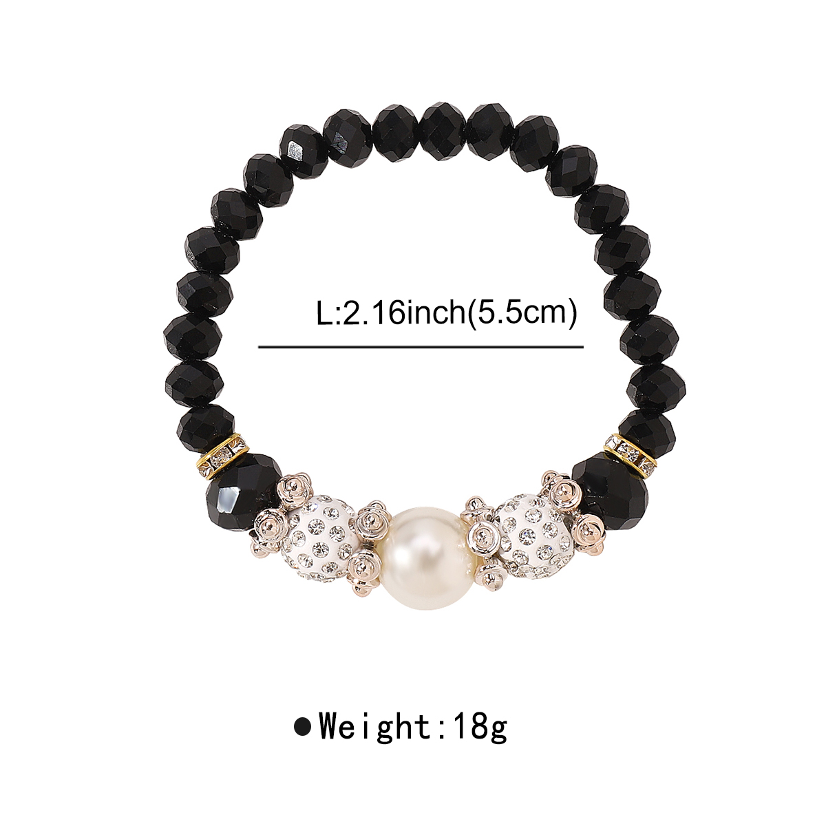Pastoral Pearl Artificial Crystal Women's Bracelets display picture 1