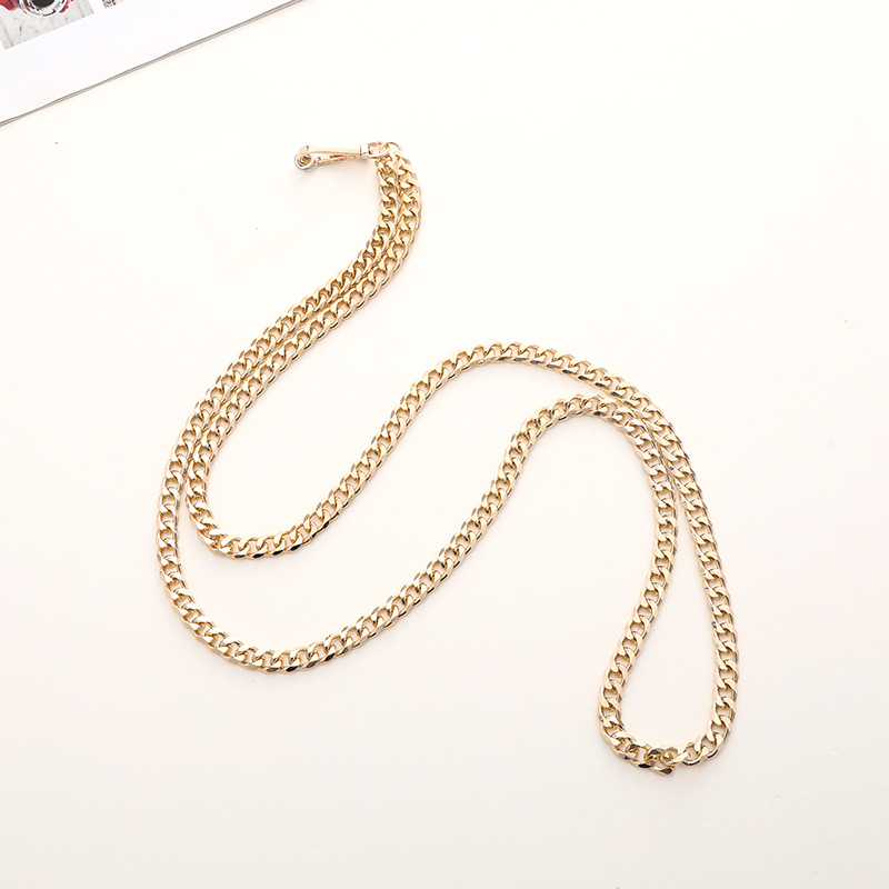 Simple Style Solid Color Metal Plating Chain Mobile Phone Chain display picture 9