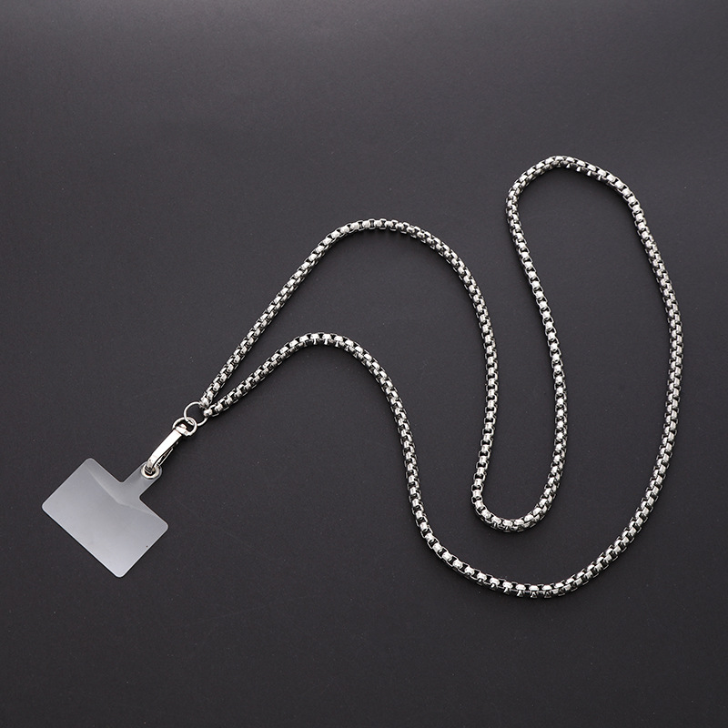 Simple Style Solid Color Metal Plating Chain Mobile Phone Chain display picture 14