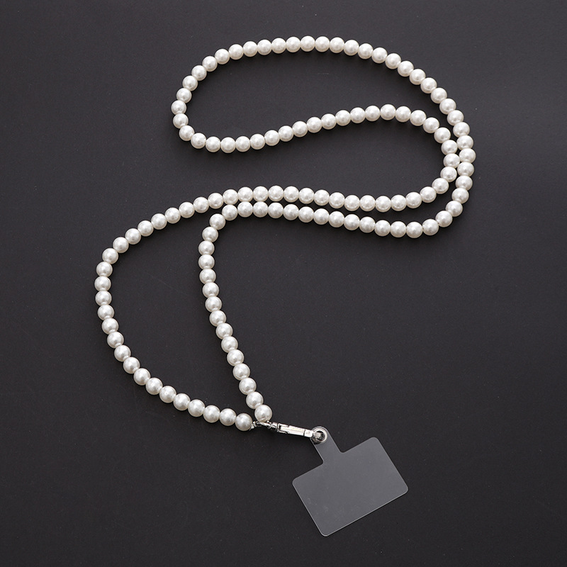 Simple Style Solid Color Metal Plating Chain Mobile Phone Chain display picture 15