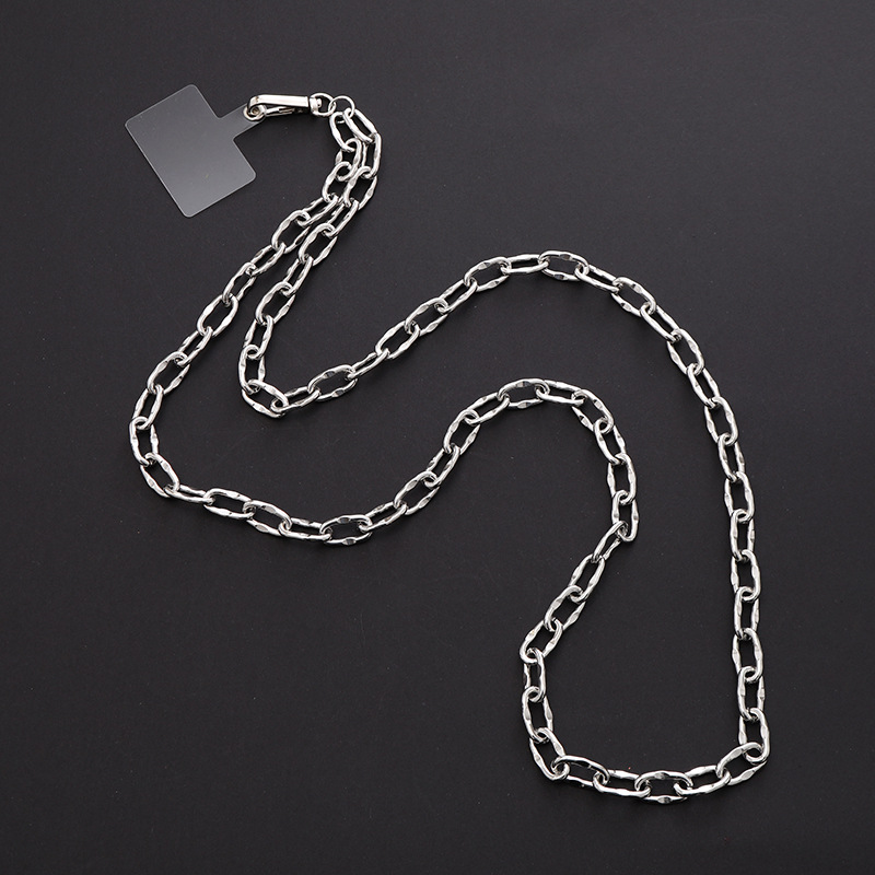 Simple Style Solid Color Metal Plating Chain Mobile Phone Chain display picture 17