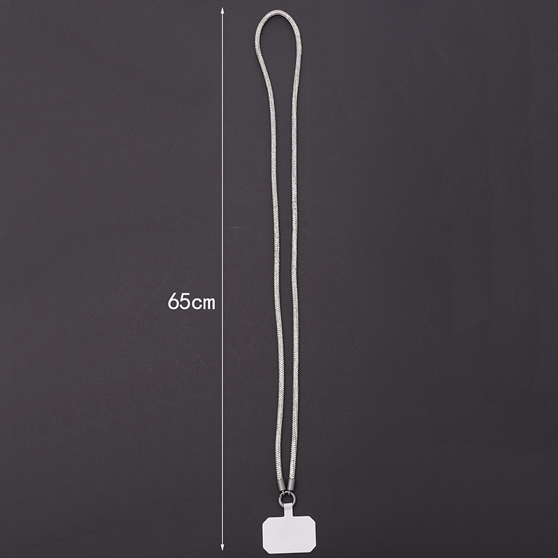 Simple Style Colorful Solid Color Nylon Metal Plating Mobile Phone Chain display picture 1
