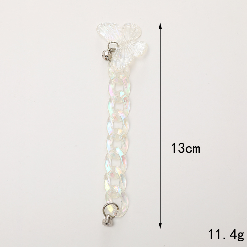 Elegant Flower Arylic Pearl Chain Mobile Phone Chain display picture 8