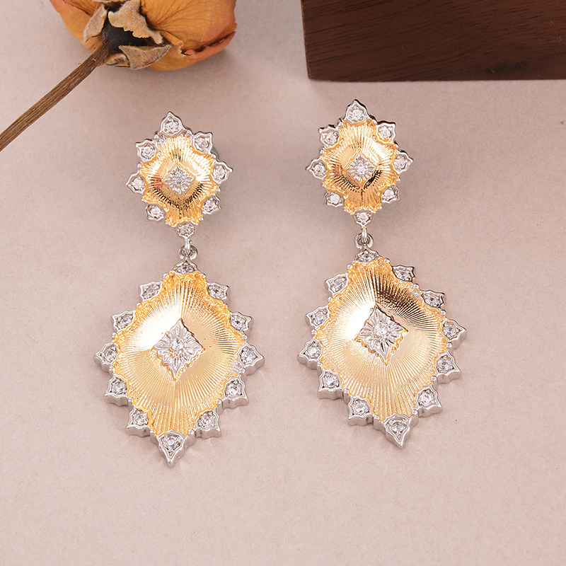 1 Pair Simple Style Classic Style Irregular Water Droplets Inlay Alloy Copper Pearl Ear Studs display picture 61