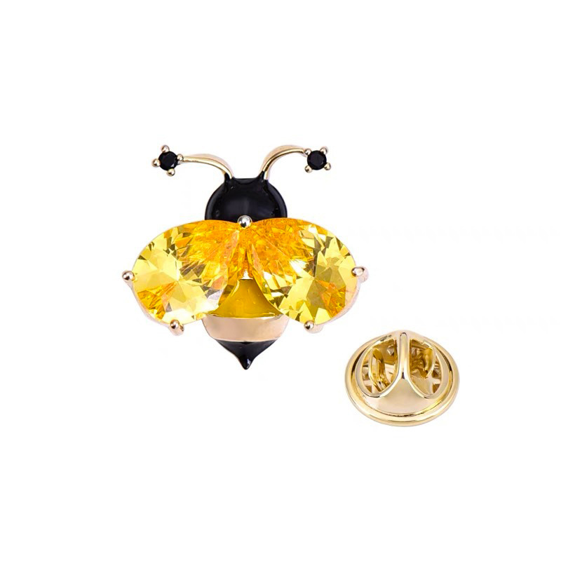 Cartoon Style Cute Sweet Bee Copper Copper Women's Brooches 1 Piece display picture 1