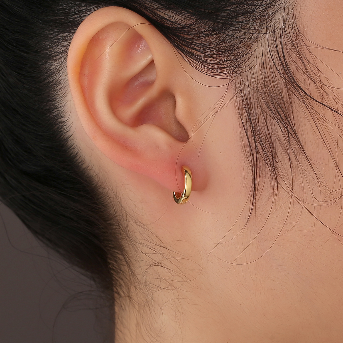 Einfacher Stil Klassischer Stil Einfarbig Sterling Silber Mädchen Ohrringe display picture 2