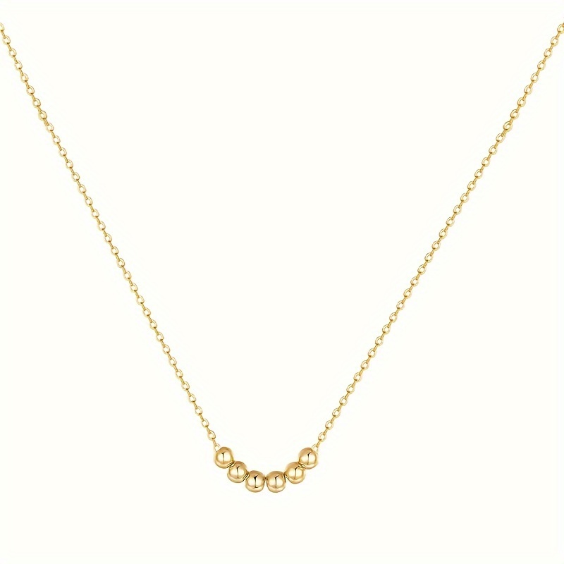 Stainless Steel 16K Gold Plated Retro Streetwear Solid Color Necklace display picture 4