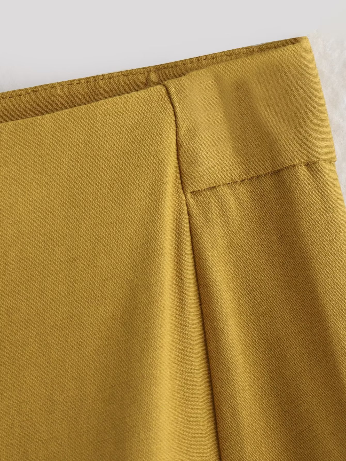 Daily Women's Vintage Style Solid Color Polyester Pocket Skirt Sets Skirt Sets display picture 13