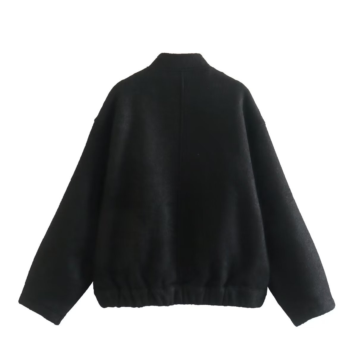 Women's British Style Solid Color Button Hidden Buckle Coat Casual Jacket display picture 7