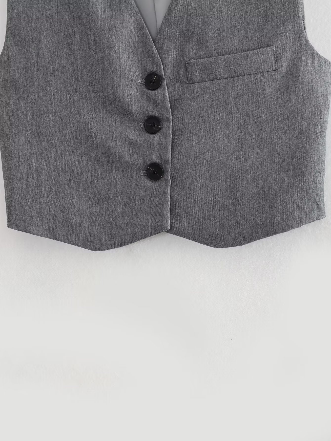 Täglich Frau Strassenmode Einfarbig Polyester Taste Hosen-Sets Hosen-Sets display picture 6