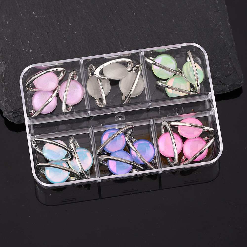 Sweet Planet Zinc Alloy Nail Decoration Accessories 1 Set 18 Pieces Per Pack display picture 5
