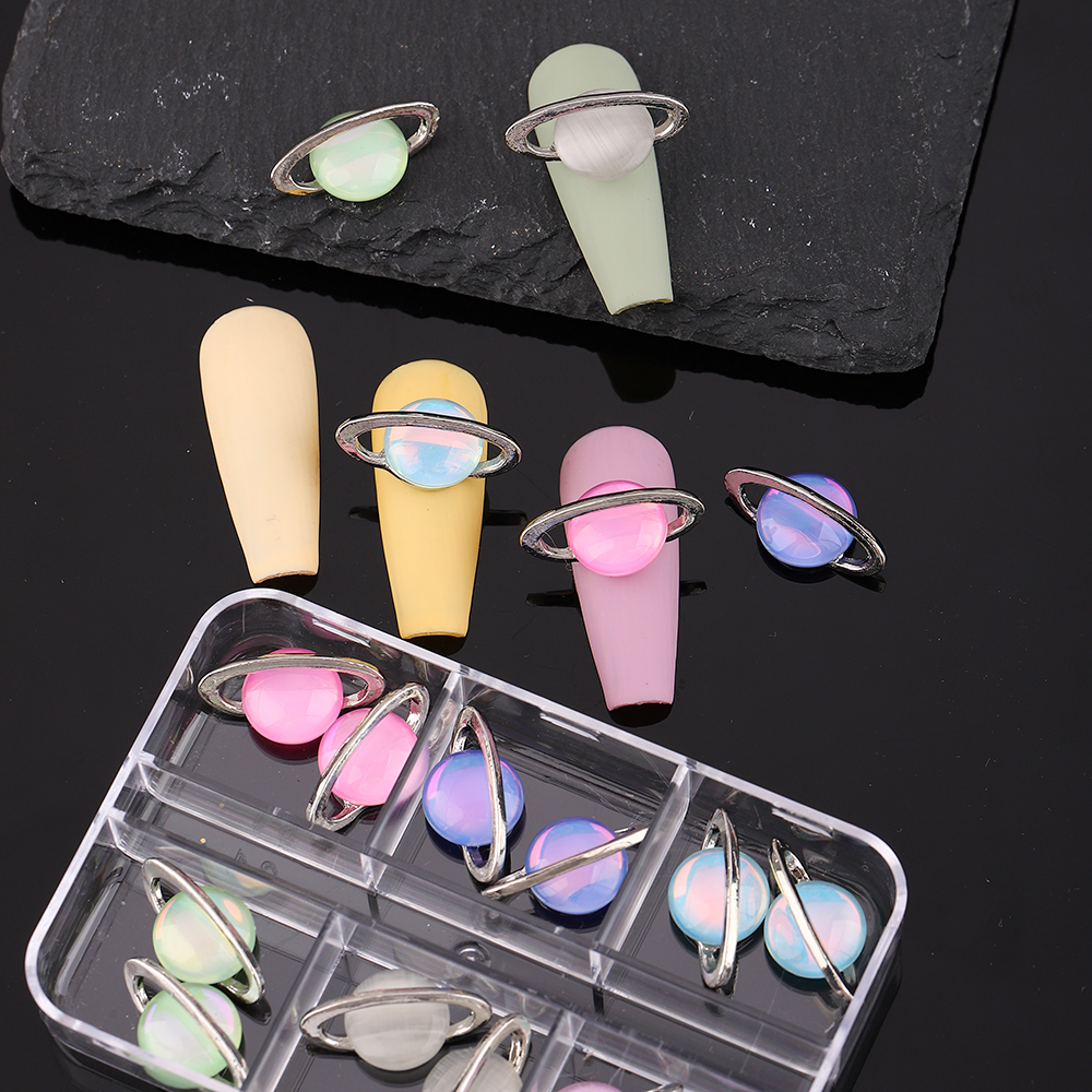 Sweet Planet Zinc Alloy Nail Decoration Accessories 1 Set 18 Pieces Per Pack display picture 2