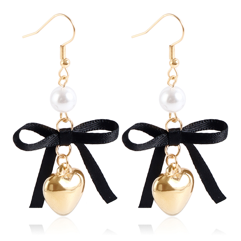 Elegant Bow Knot Gold Plated Alloy Plastic Wholesale Jewelry Set display picture 1