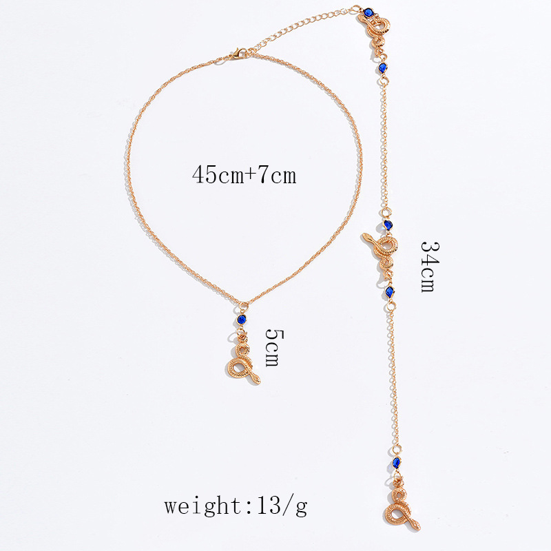 Simple Style Classic Style Snake Alloy Plating Gold Plated Women's Necklace display picture 2