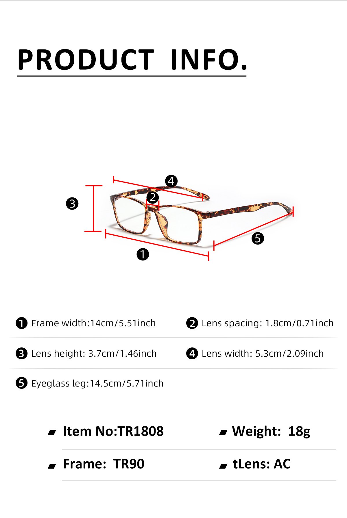 أسلوب بسيط اللون الصامد تيار متردد مربع اطار كامل النظارات البصرية display picture 5