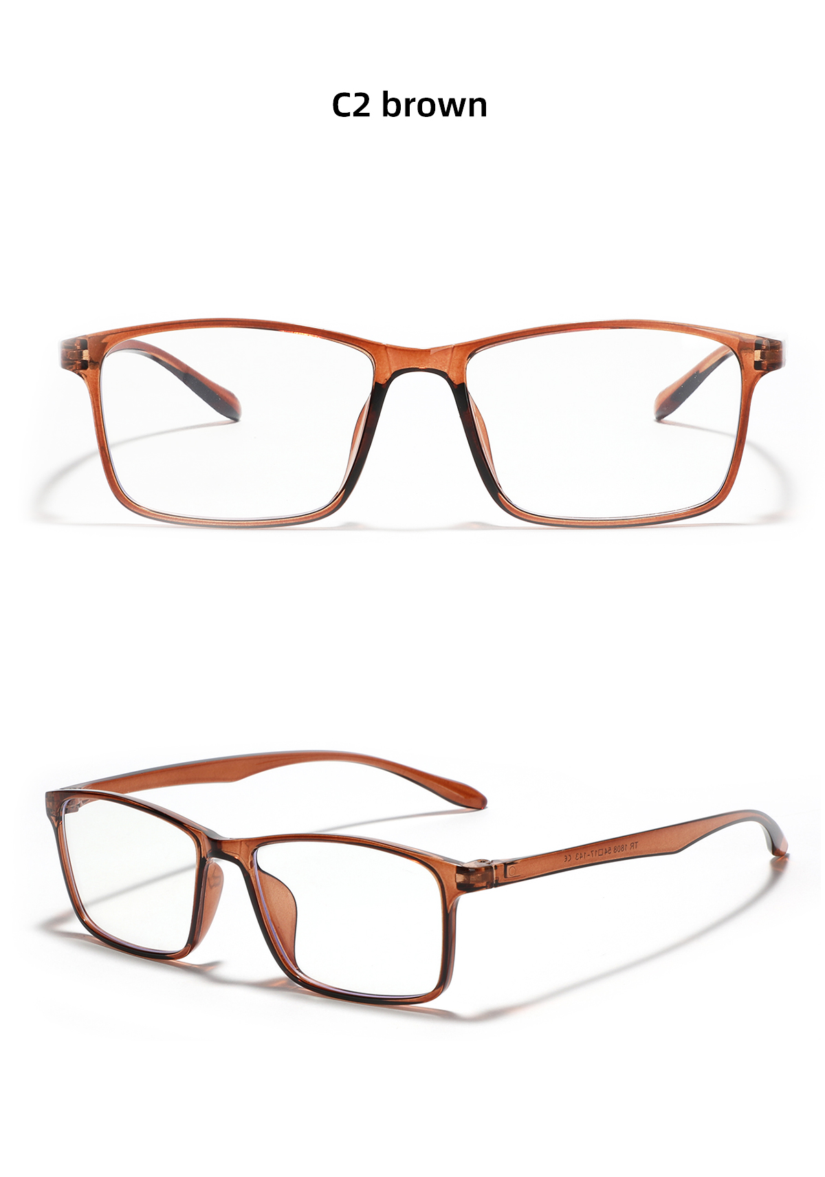 Simple Style Solid Color Ac Square Full Frame Optical Glasses display picture 8