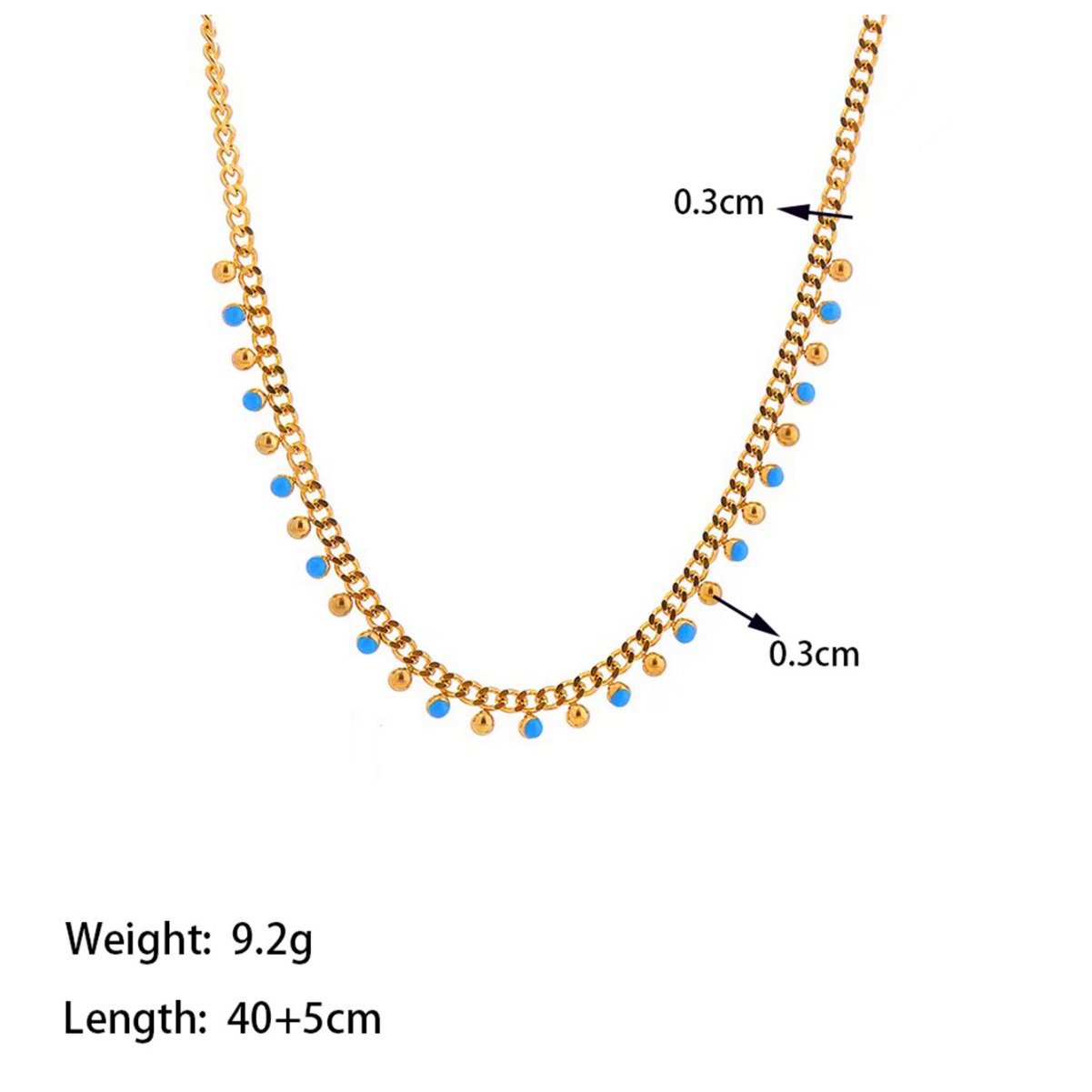 304 Stainless Steel 18K Gold Plated Simple Style Commute Plating Geometric Bracelets Necklace display picture 5