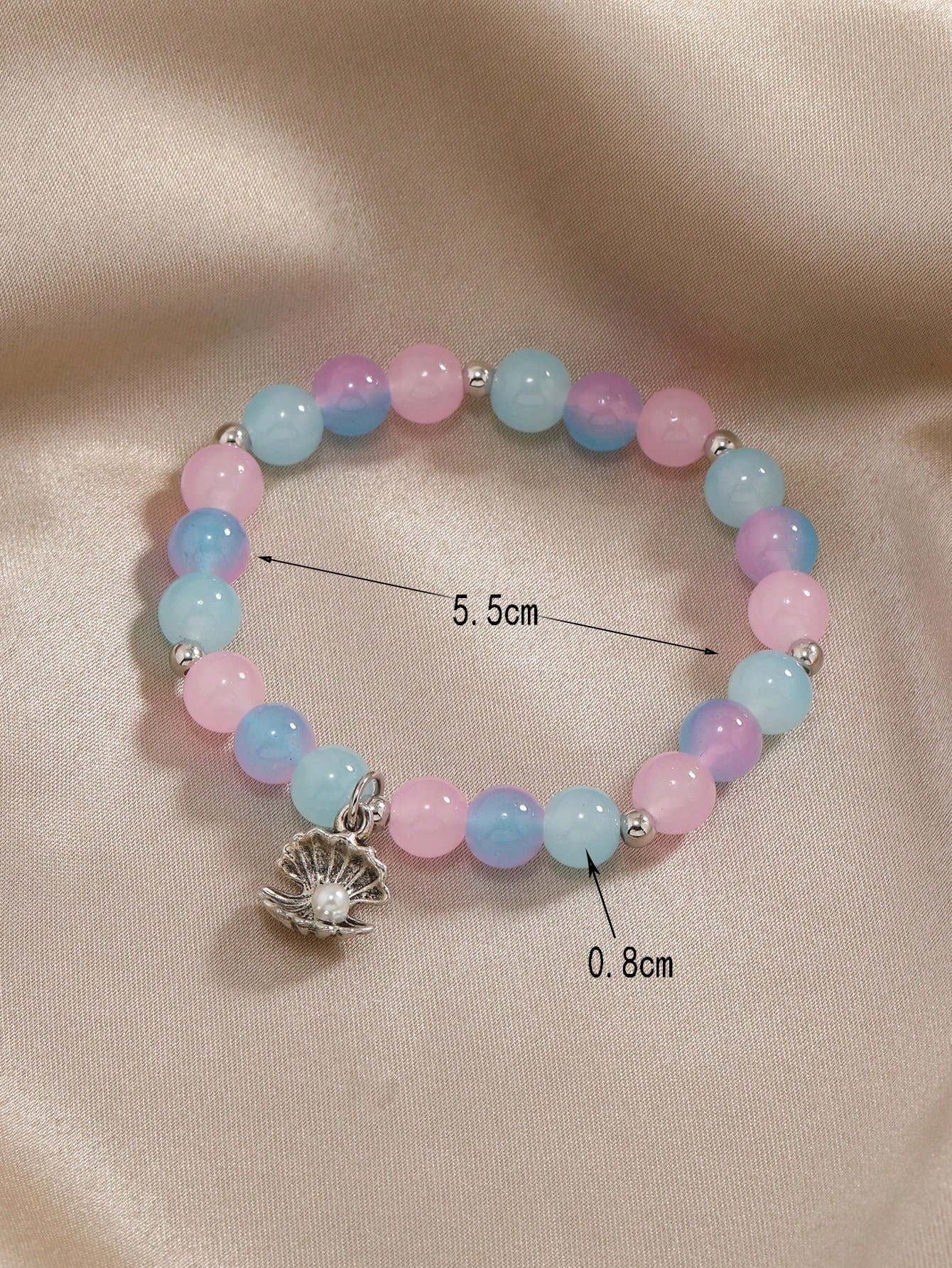 Simple Style Classic Style Shell Glass Beaded Women's Bracelets display picture 1