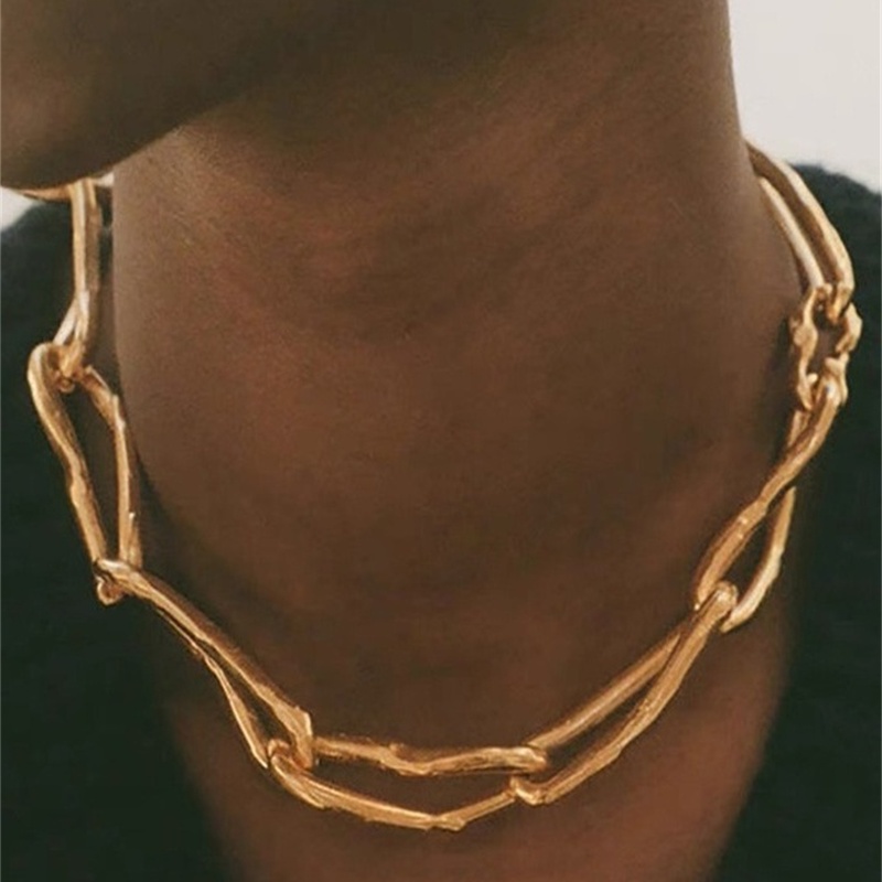 Hip-Hop Solid Color Alloy Unisex Choker display picture 5