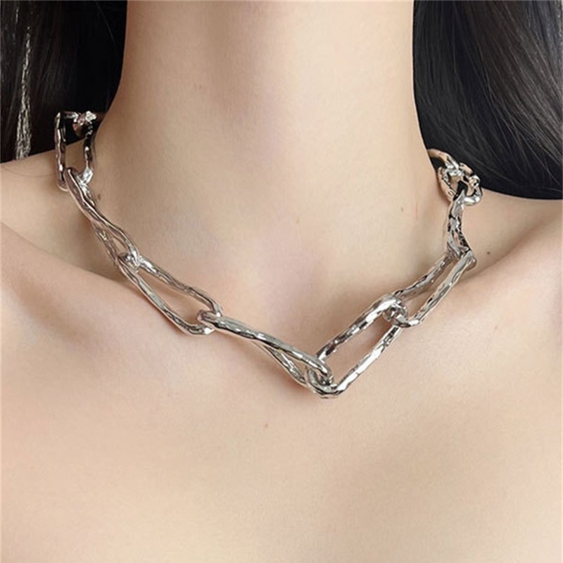 Hip-Hop Solid Color Alloy Unisex Choker display picture 2
