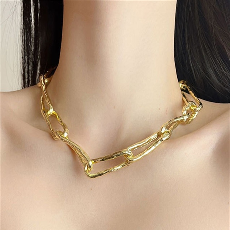Hip-Hop Solid Color Alloy Unisex Choker display picture 3