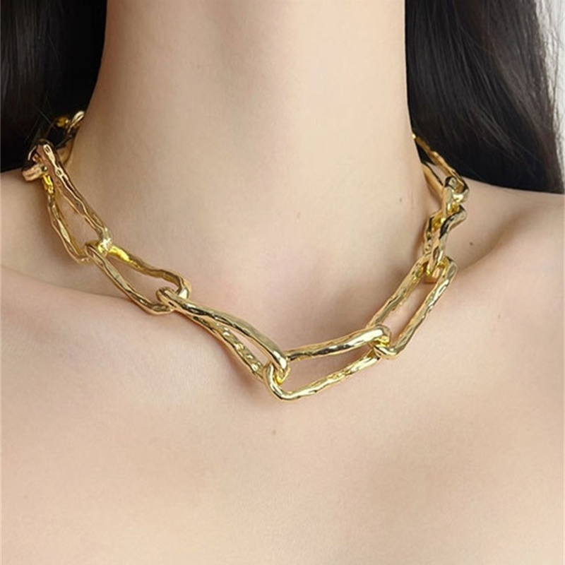 Hip-Hop Solid Color Alloy Unisex Choker display picture 1