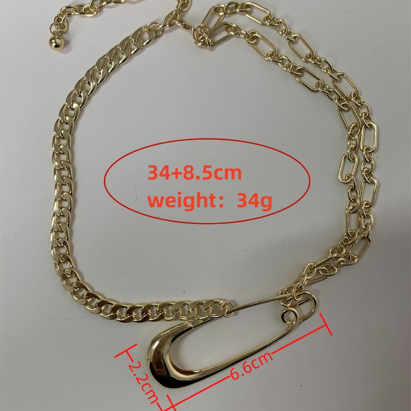 Copper Gold Plated Silver Plated Streetwear Solid Color Necklace display picture 15