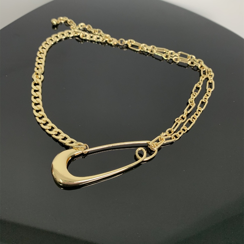 Copper Gold Plated Silver Plated Streetwear Solid Color Necklace display picture 9