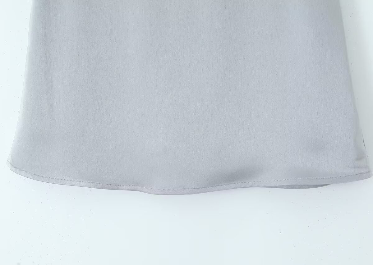 L'Été Style Simple Couleur Unie Polyester Au-Dessus Du Genou Jupes display picture 10