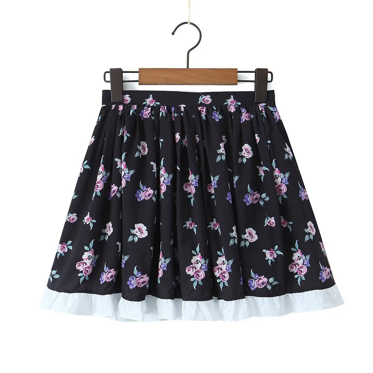Daily Women's Pastoral Flower Polyester Zipper Skirt Sets Skirt Sets display picture 8