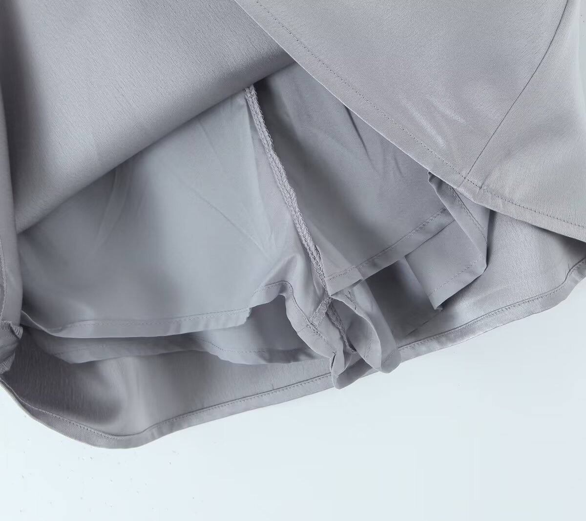 L'Été Style Simple Couleur Unie Polyester Au-Dessus Du Genou Jupes display picture 16