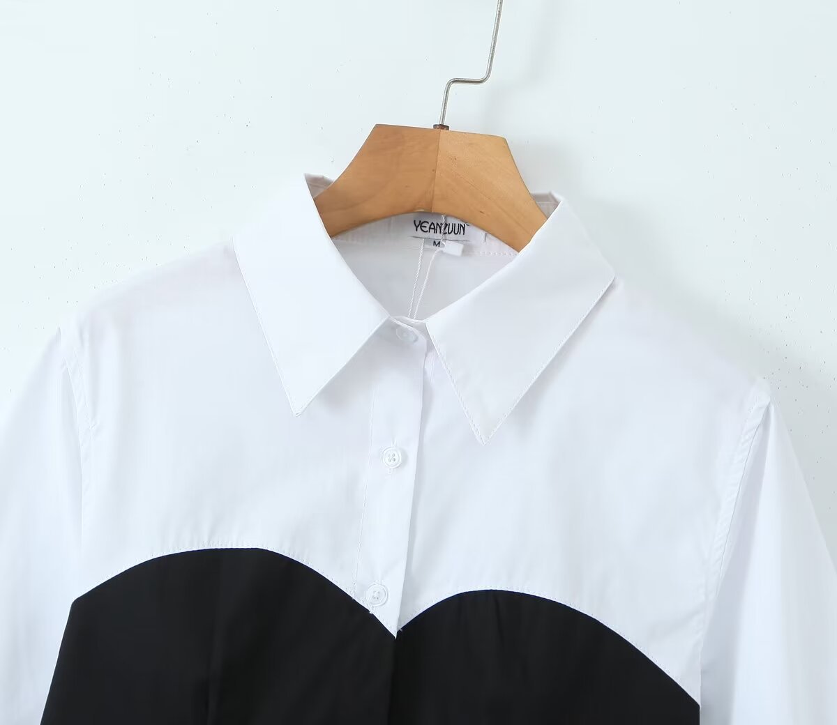 Women's Blouse Long Sleeve Blouses Button Elegant Color Block display picture 4