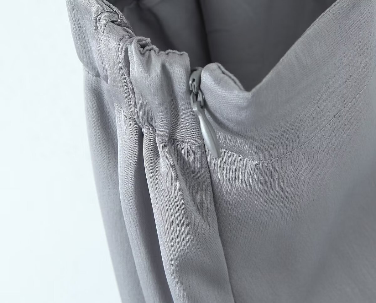 L'Été Style Simple Couleur Unie Polyester Au-Dessus Du Genou Jupes display picture 19