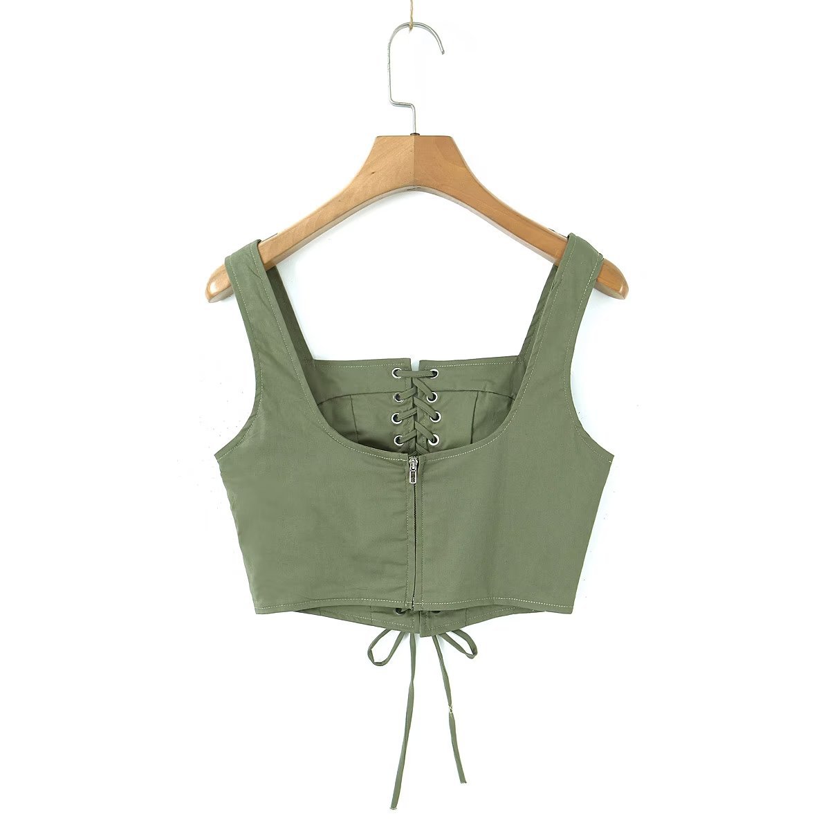 Women's Vest Tank Tops Vintage Style Solid Color display picture 8