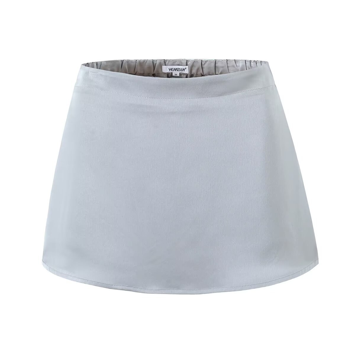 Summer Simple Style Solid Color Polyester Above Knee Skirts display picture 30