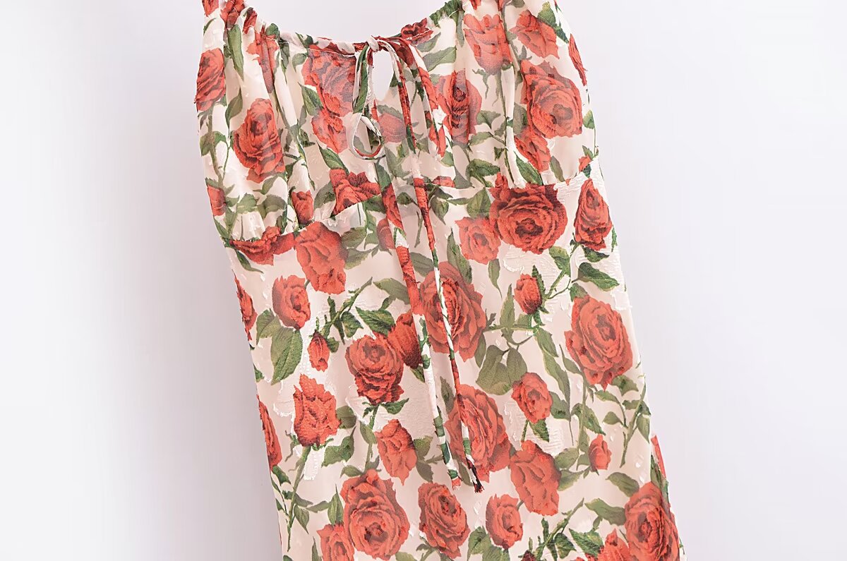 Women's Regular Dress Vacation Strap Zipper Sleeveless Flower Maxi Long Dress Daily Beach display picture 17