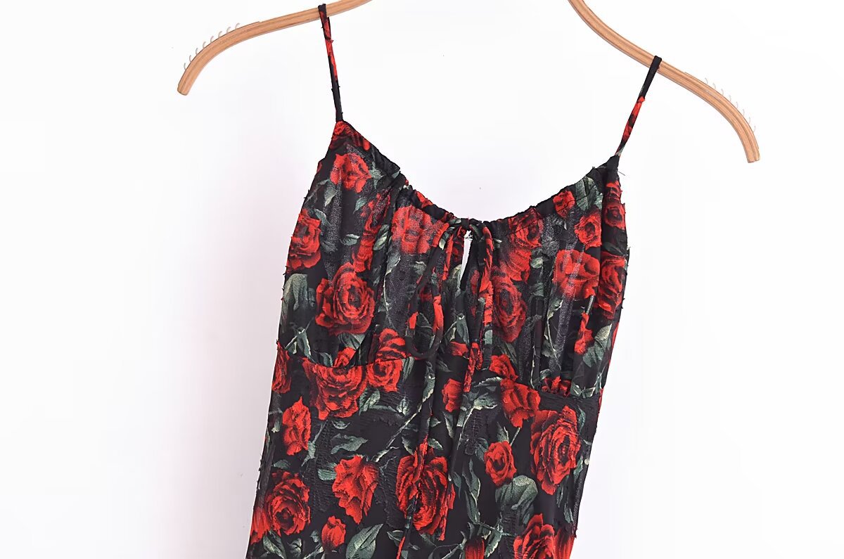 Women's Regular Dress Vacation Strap Zipper Sleeveless Flower Maxi Long Dress Daily Beach display picture 20