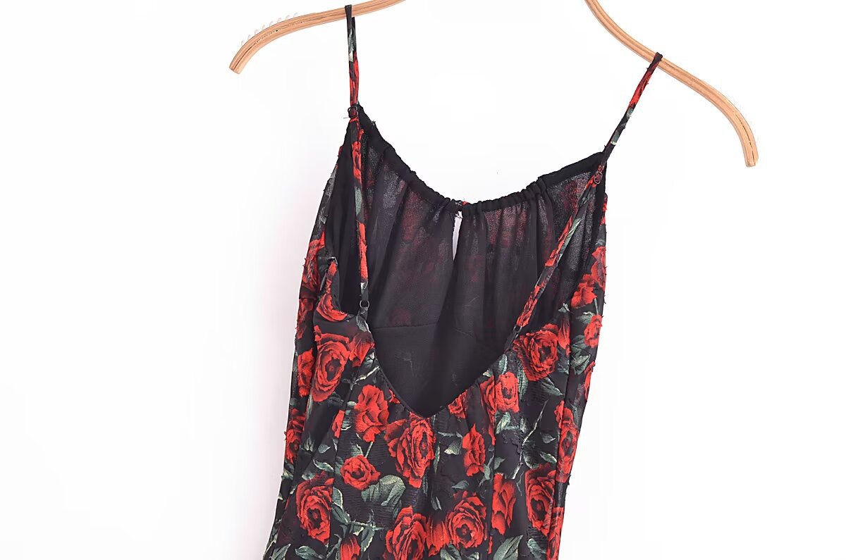 Women's Regular Dress Vacation Strap Zipper Sleeveless Flower Maxi Long Dress Daily Beach display picture 27