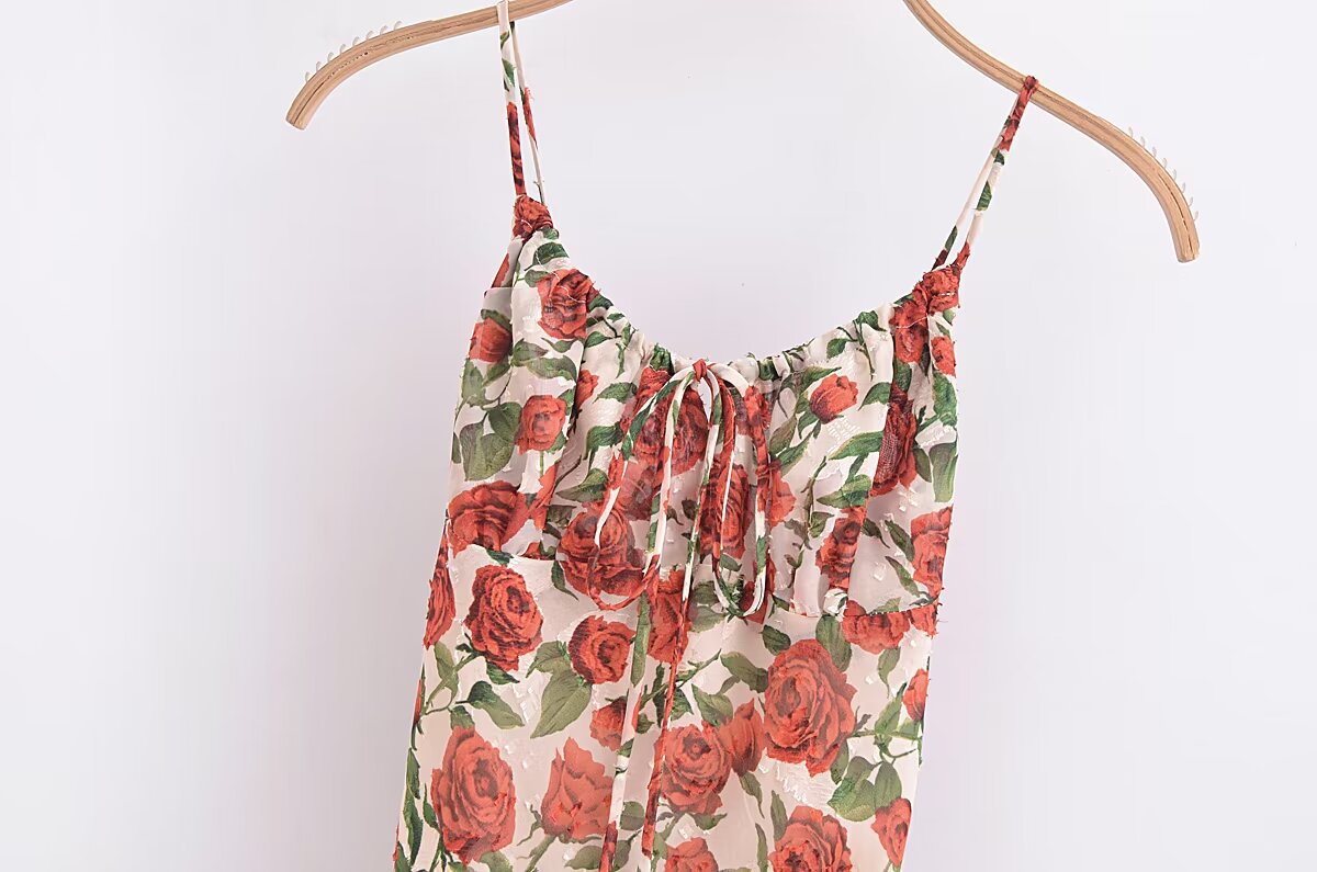 Women's Regular Dress Vacation Strap Zipper Sleeveless Flower Maxi Long Dress Daily Beach display picture 33
