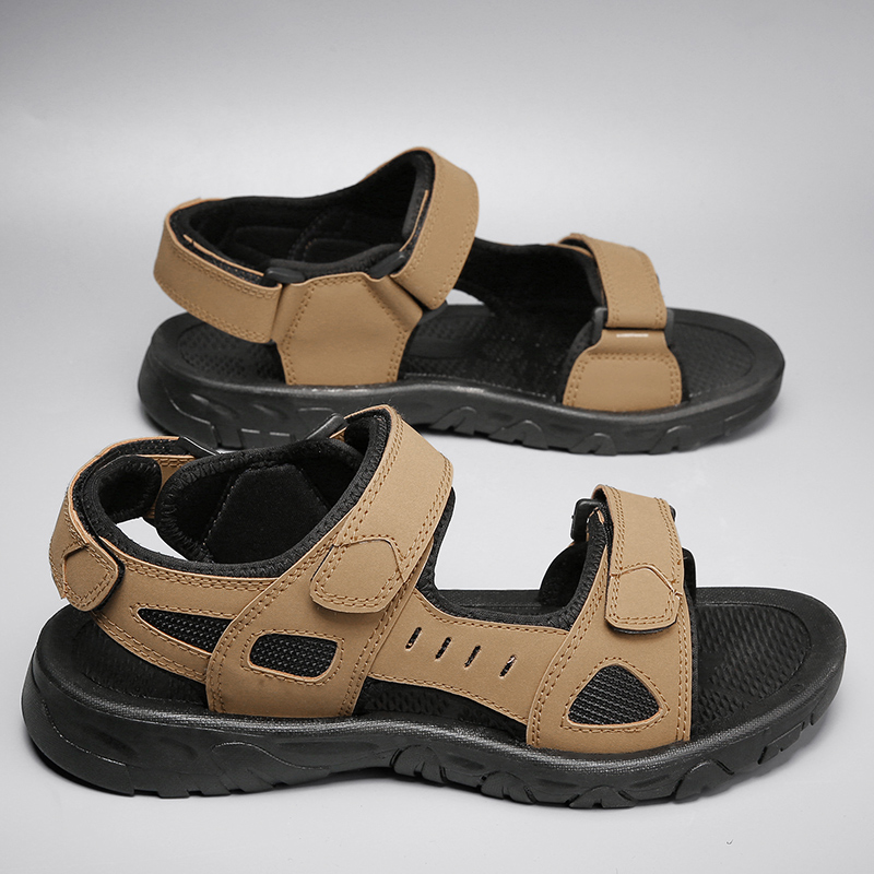 Männer Lässig Geometrisch Offener Zeh Strandsandalen display picture 11