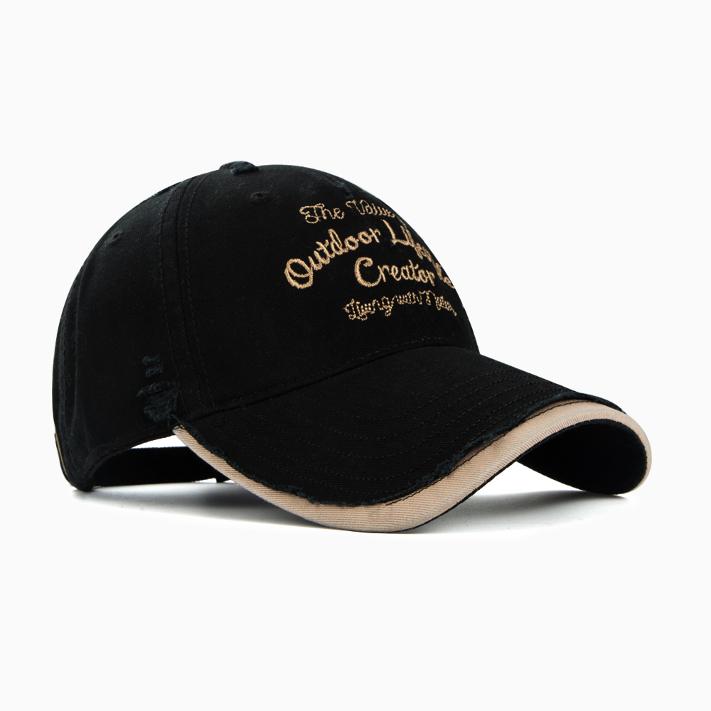 Unisex Casual Embroidery Retro Embroidery Curved Eaves Baseball Cap display picture 1