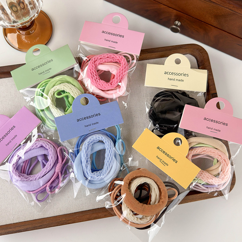Women's Casual Simple Style Solid Color Rubber Band Hair Tie display picture 2