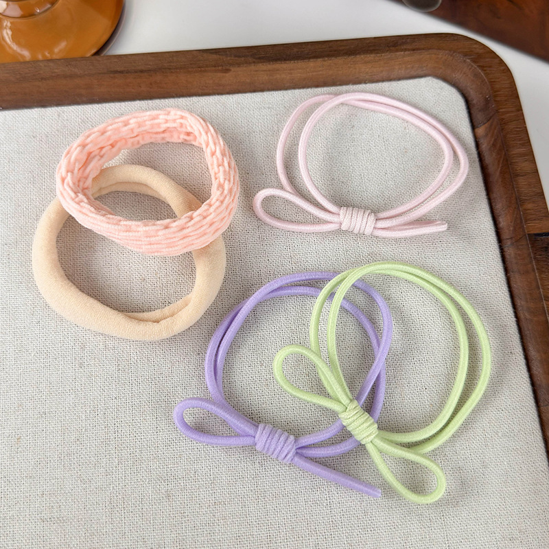 Women's Casual Simple Style Solid Color Rubber Band Hair Tie display picture 8