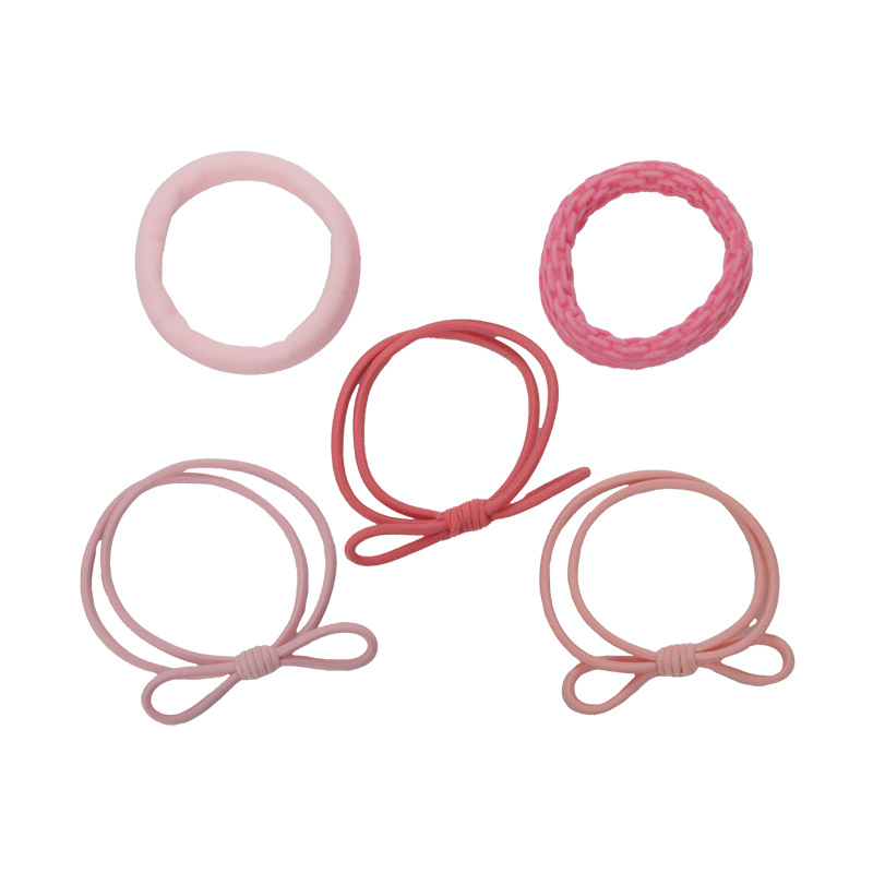 Women's Casual Simple Style Solid Color Rubber Band Hair Tie display picture 1
