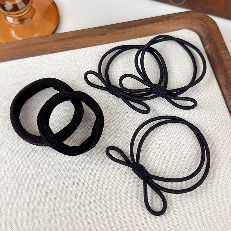 Women's Casual Simple Style Solid Color Rubber Band Hair Tie display picture 14