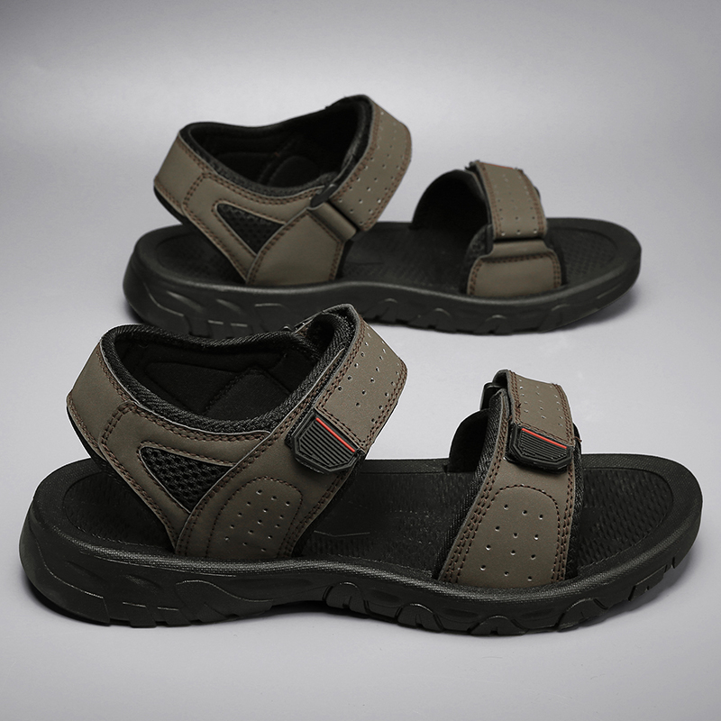 Men's Casual Solid Color Open Toe Beach Sandals display picture 3